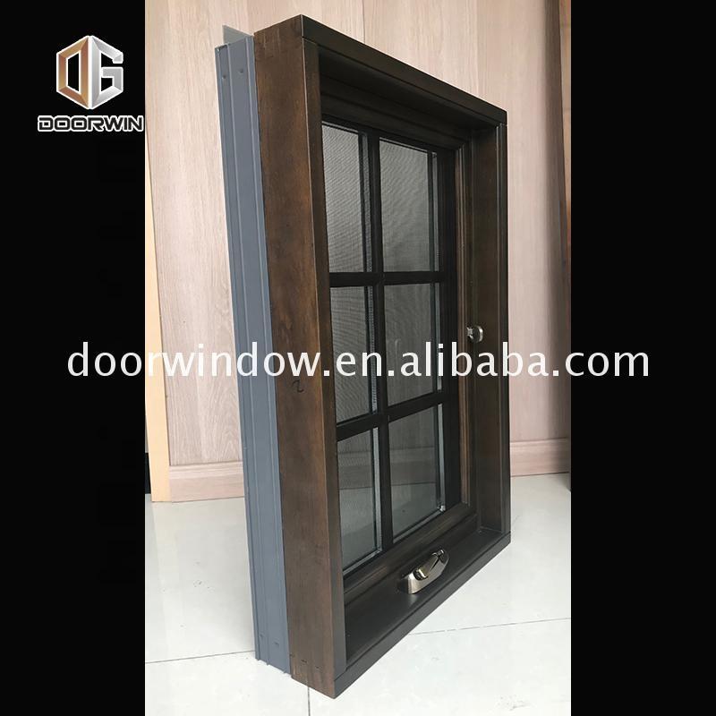 DOORWIN 2021wooden color aluminum clad wood casement window - Doorwin Group Windows & Doors