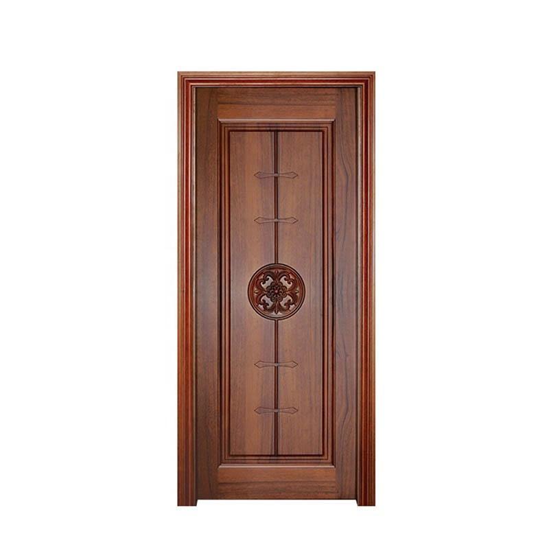 DOORWIN 2021Wooden doors for arc interiors wood grain entrance door solid wood with patterns casement door - Doorwin Group Windows & Doors