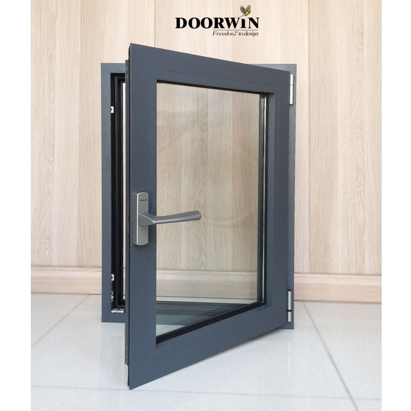 Doorwin Aluminum double tempered casement glass windows in low prices - Doorwin Group Windows & Doors