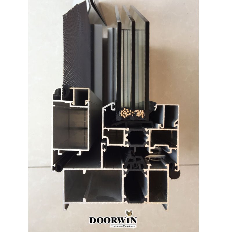 Doorwin Aluminum double tempered casement glass windows in low prices - Doorwin Group Windows & Doors