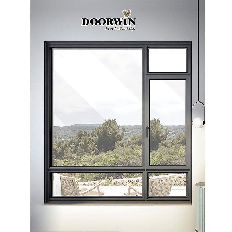 Doorwin Aluminum Slim-line window system minimized borders for a maximized view double tempered casement glass windows - Doorwin Group Windows & Doors