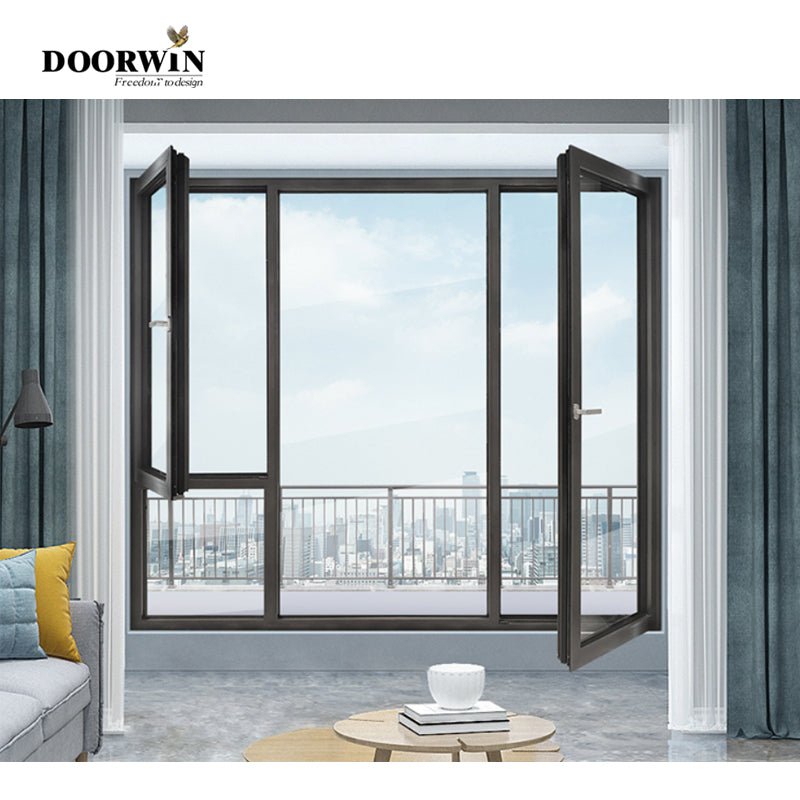 Doorwin Aluminum window sound proof window tilt turn Casement window - Doorwin Group Windows & Doors