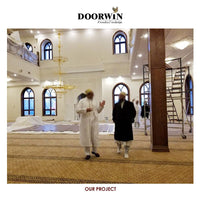 Doorwin arched wood frame casement window modern design tilt and turn wood windows - Doorwin Group Windows & Doors