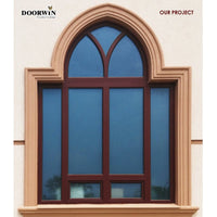 Doorwin arched wood frame casement window modern design tilt and turn wood windows - Doorwin Group Windows & Doors