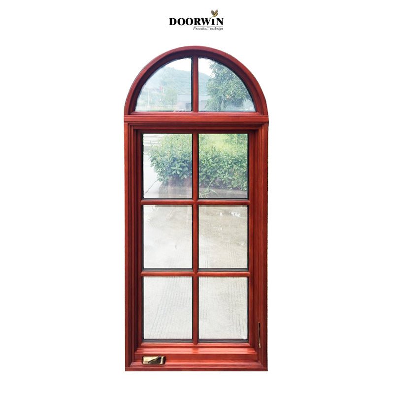 Doorwin Atlanta aluminium profile round window frame windows with tempered glazing - Doorwin Group Windows & Doors