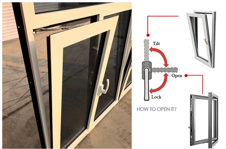 Doorwin big tilt and turn thermal-break aluminum windows - Doorwin Group Windows & Doors