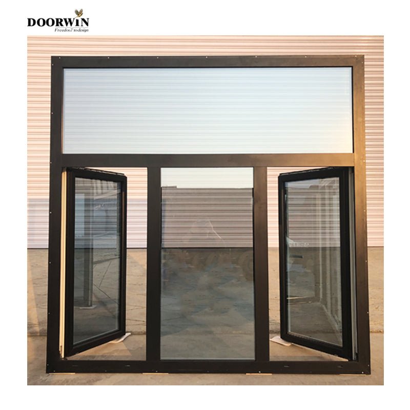 Doorwin custom green glass window - Doorwin Group Windows & Doors