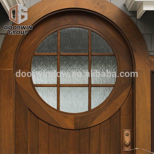 Doorwin door grill design arched top wooden decoration interior door for villa by Doorwin - Doorwin Group Windows & Doors