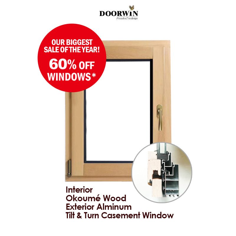 DOORWIN ELEVATE SERIES Wood Aluminum Composite Germany Windows and Doors System - Doorwin Group Windows & Doors