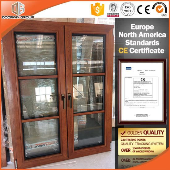 Doorwin Group Red Oak Aluminium Profile Tilt Turn Windows - China Window, Wood Aluminum Window - Doorwin Group Windows & Doors