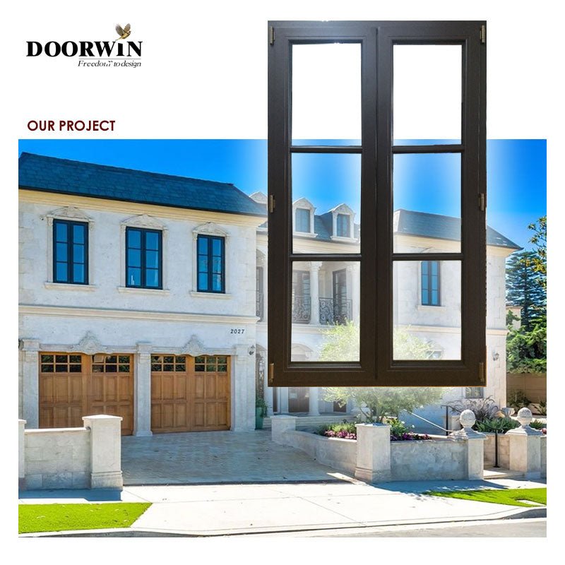 Doorwin newest french window grill design with different glass dimensions - Doorwin Group Windows & Doors