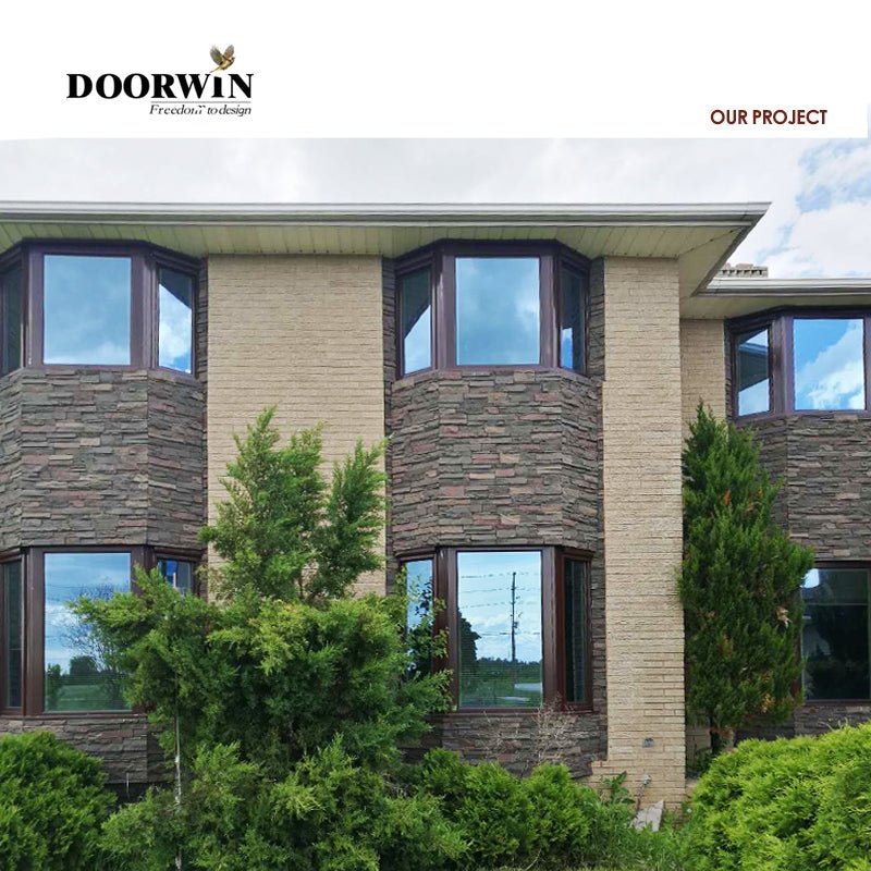 Doorwin Ottawa special shape glass corner window support - Doorwin Group Windows & Doors