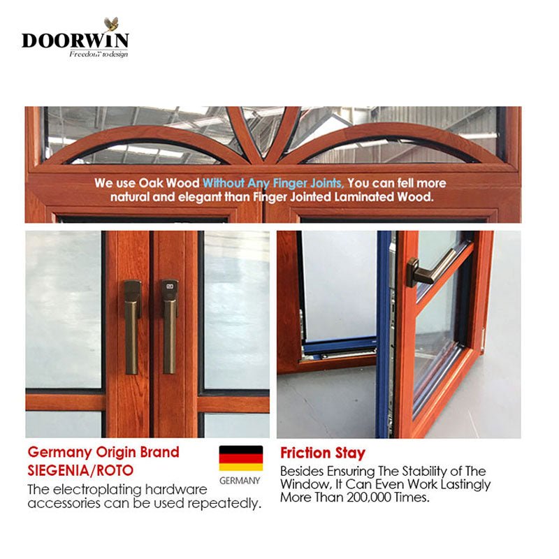 Doorwin personalized cheap large triple pane glass window casement house windows - Doorwin Group Windows & Doors