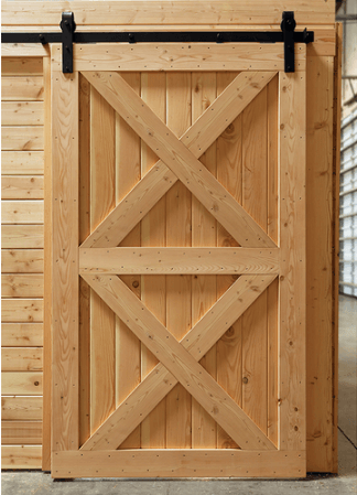 Doorwin simple teak wood door designs barn door for home by Doorwin - Doorwin Group Windows & Doors