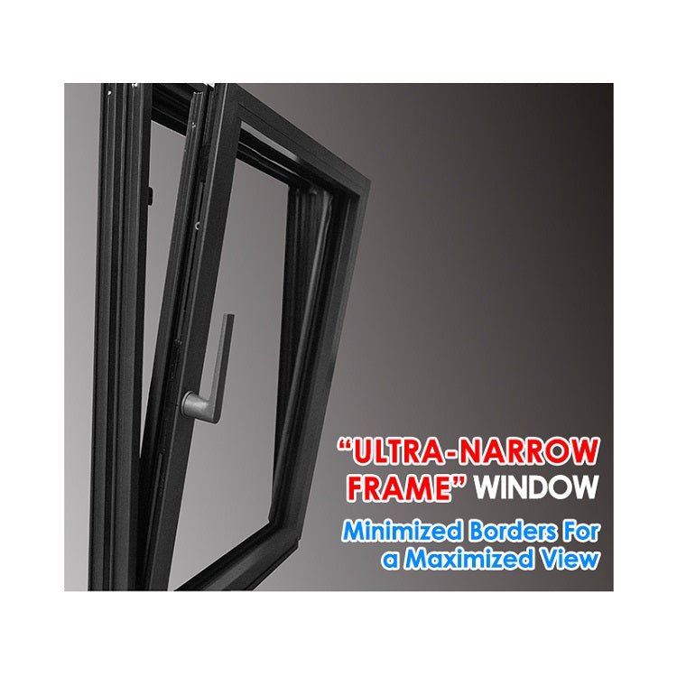 Doorwin Slim Line Modern Aluminum Tilt Turn Windows - Doorwin Group Windows & Doors