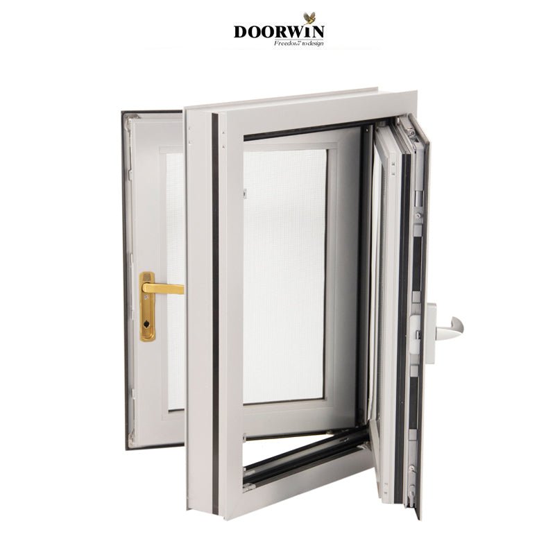DOORWIN Windows Best sale rubber seals for Customized color aluminium double opening tilt and turn window for house double glazed top quality aluminum - Doorwin Group Windows & Doors