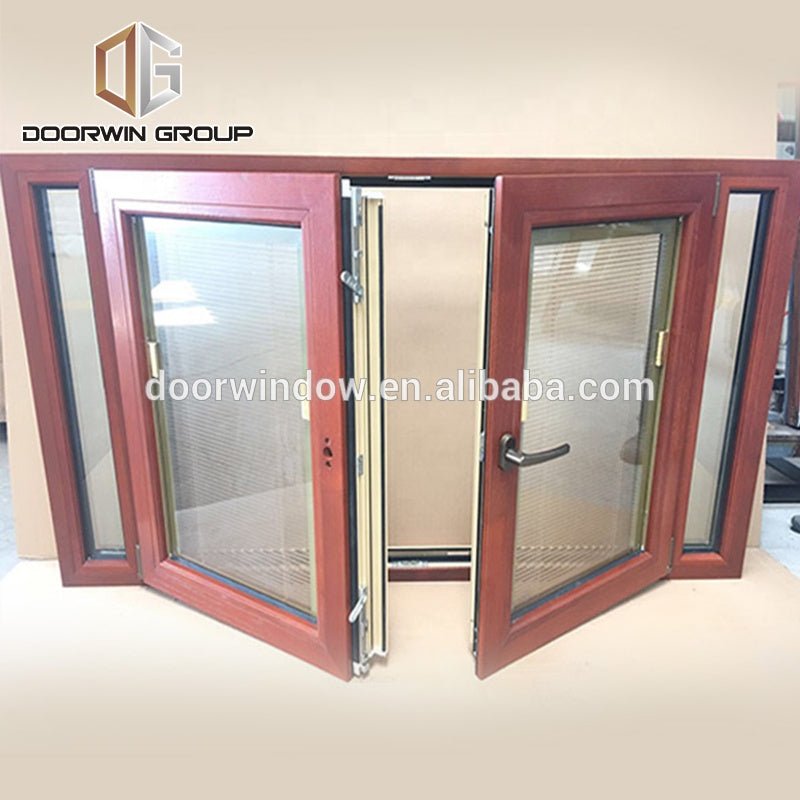 Double Casement Windows Aluminum Wood Composite Integral Blinds Tilt Turn Window by Doorwin - Doorwin Group Windows & Doors