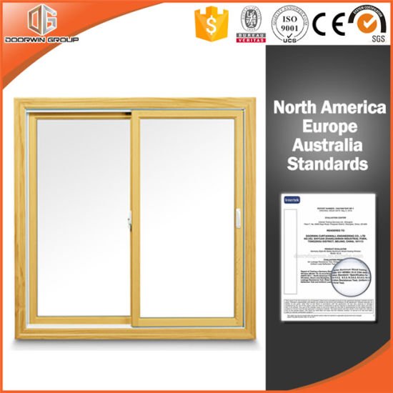 Double Glass Quality & Cheap Sliding Window for Apartment, North-America Style Aluminum Solid Wood Gliding Window - China Aluminum Sliding Window, Sliding Window - Doorwin Group Windows & Doors