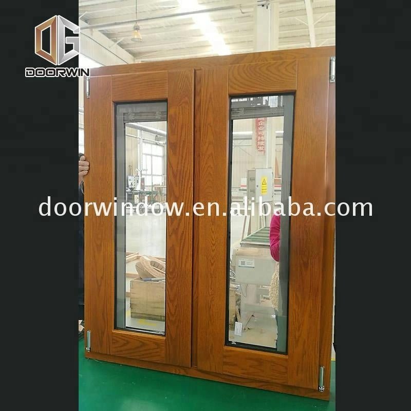Double glazed aluminium wood composite door and windows frame decorative aluminum cladding doors by Doorwin on Alibaba - Doorwin Group Windows & Doors
