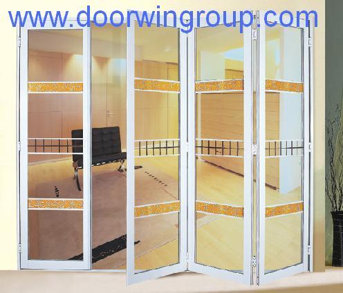 Double Glazed Thermal Break Aluminum Bifold Doors for America Villa - China Aluminum/Wood Bifold Door, Aluminum/Wood Bifolding Door - Doorwin Group Windows & Doors