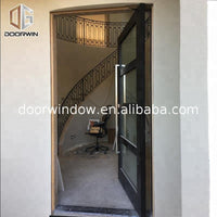 Double swing door fixed glass leaf with tempered glazed casement by Doorwin on Alibaba - Doorwin Group Windows & Doors