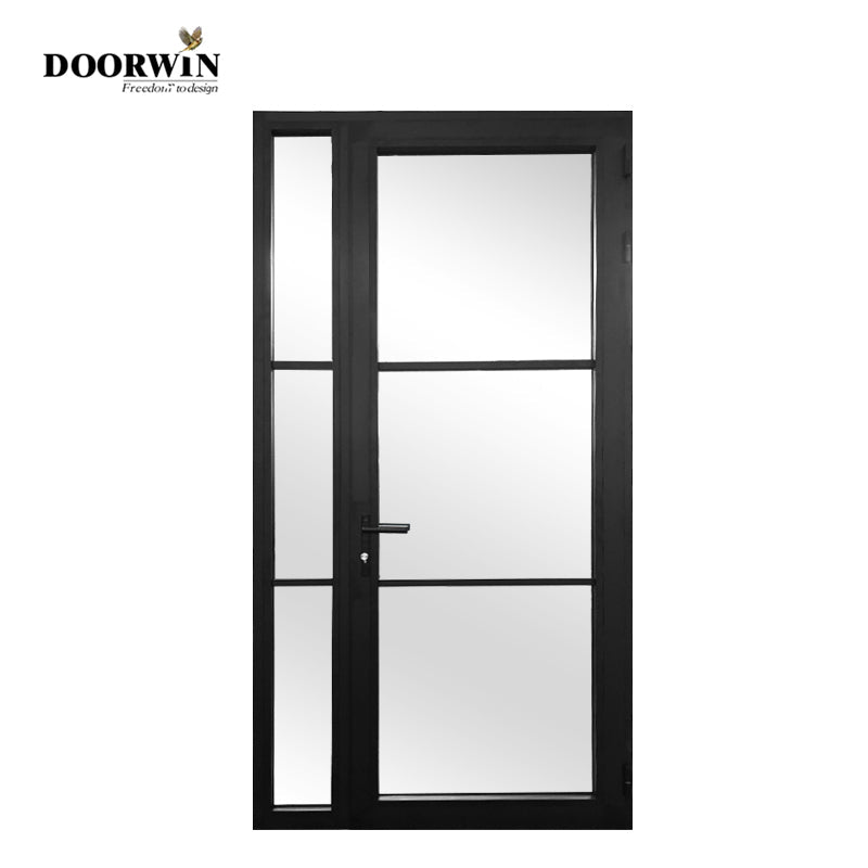 double toughened glass lower track interior french glass doors inpact proof - Doorwin Group Windows & Doors
