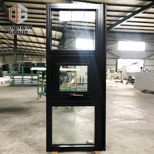 Eco-Friendly royal style awning top hung windows profession custom window popular aluminum with tempered glass - Doorwin Group Windows & Doors