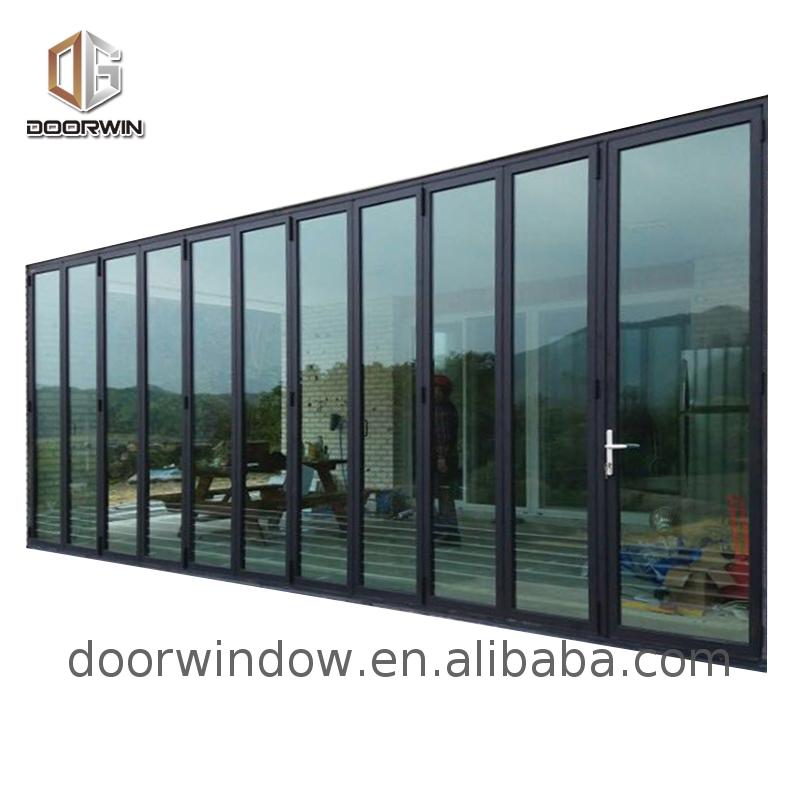 Energy saving america standard aluminium bi-fold windows double glazed folding patio doors - Doorwin Group Windows & Doors