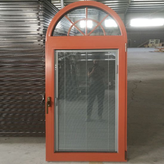 Energy-Saving Wood and Powder Coated Aluminum Tilt and Turn Window Along with Hardware Roto Arched Top Thermal Break Aluminum Window with Built-in Shutter - China Tilt and Turn Window Hardware Roto, Aluminum Window - Doorwin Group Windows & Doors