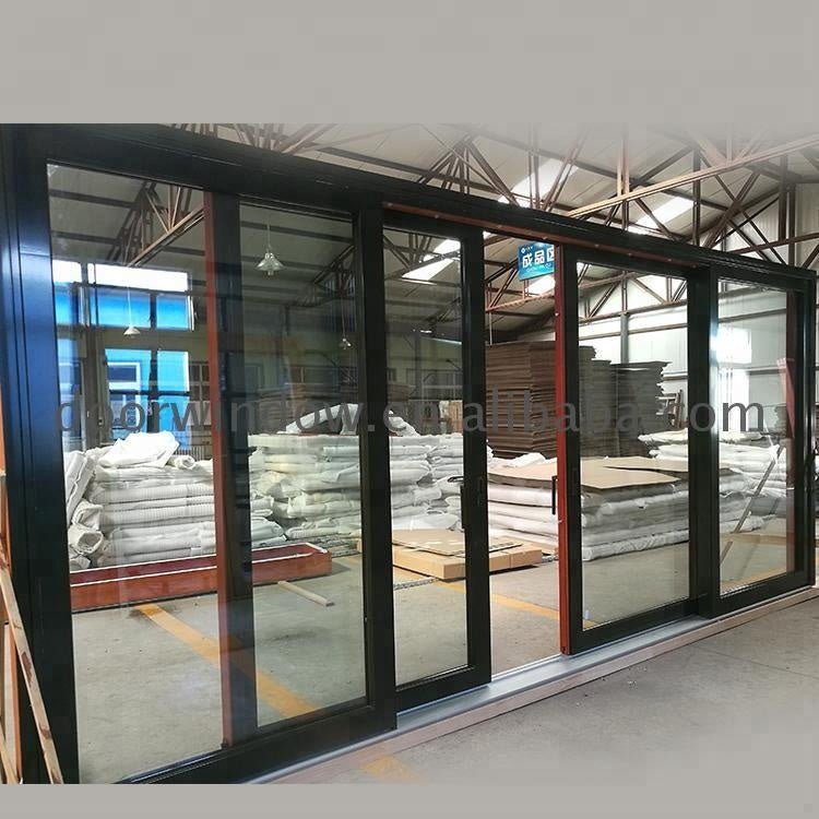 Entrance aluminum sliding doors energy saving large sliding door motor by Doorwin on Alibaba - Doorwin Group Windows & Doors