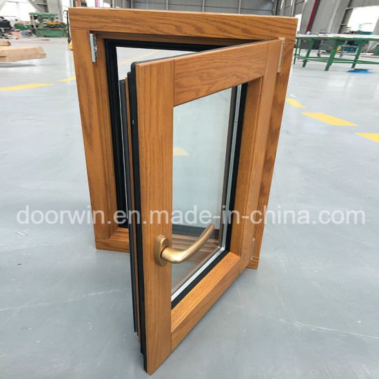 European and American Design Aluminum Wood Tilt Turn Window - China Window, Wood Aluminum Window - Doorwin Group Windows & Doors