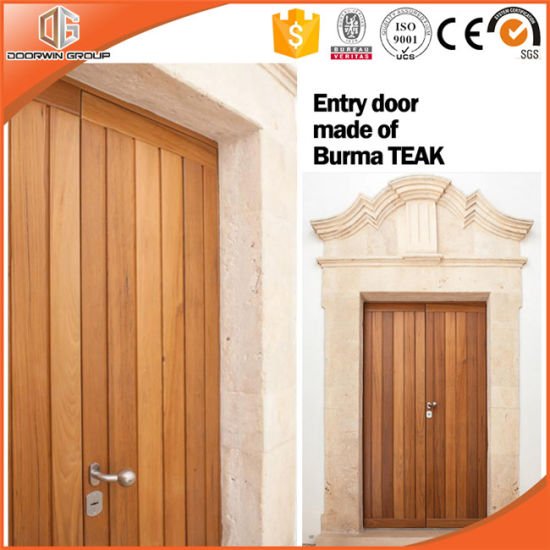 European Design Solid Wood Door for Villas and House - China Interior Door, Wooden Door - Doorwin Group Windows & Doors