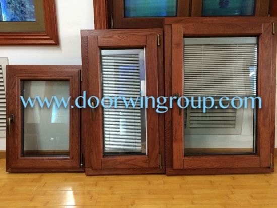 European Quality Solid Wood Aluminum Window and Wood Grain Finish Aluminum Windows - China Wood Window, Aluminum Window - Doorwin Group Windows & Doors