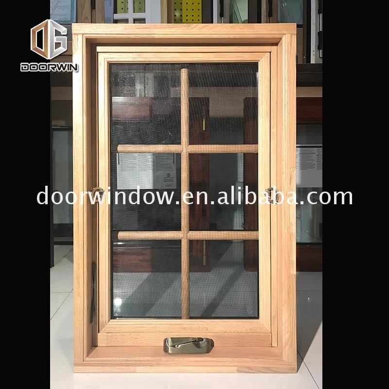 European style aluminum cladding wood casement window - Doorwin Group Windows & Doors