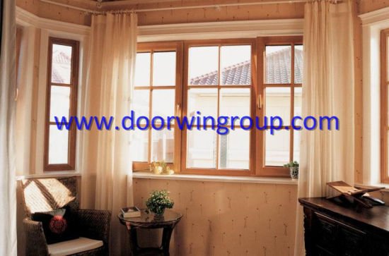Excellent European Style Aluminium Clad Wood Window, Composite Window with Beautiful Vertical Light Grille - China Wood Casement Window, Aluminum Casement Window - Doorwin Group Windows & Doors