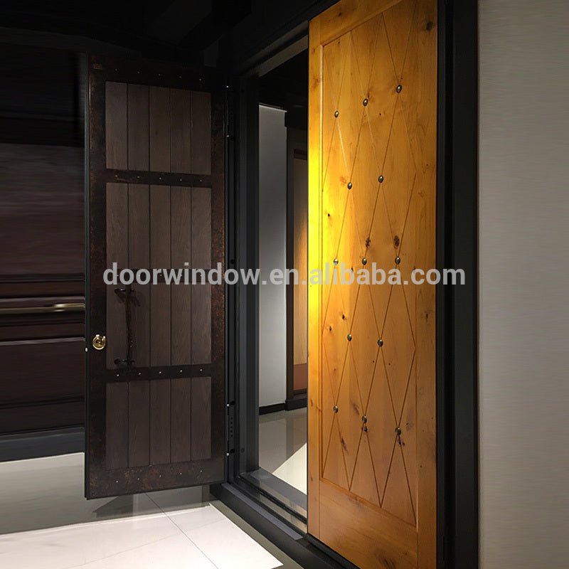 Expensive front door designs knotty alder wood armor door from Italian design by Doorwin - Doorwin Group Windows & Doors