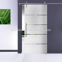 Expensive glass bathroom/room door waterproof designs photo sliding barn door with lifting wheel by Doorwin - Doorwin Group Windows & Doors