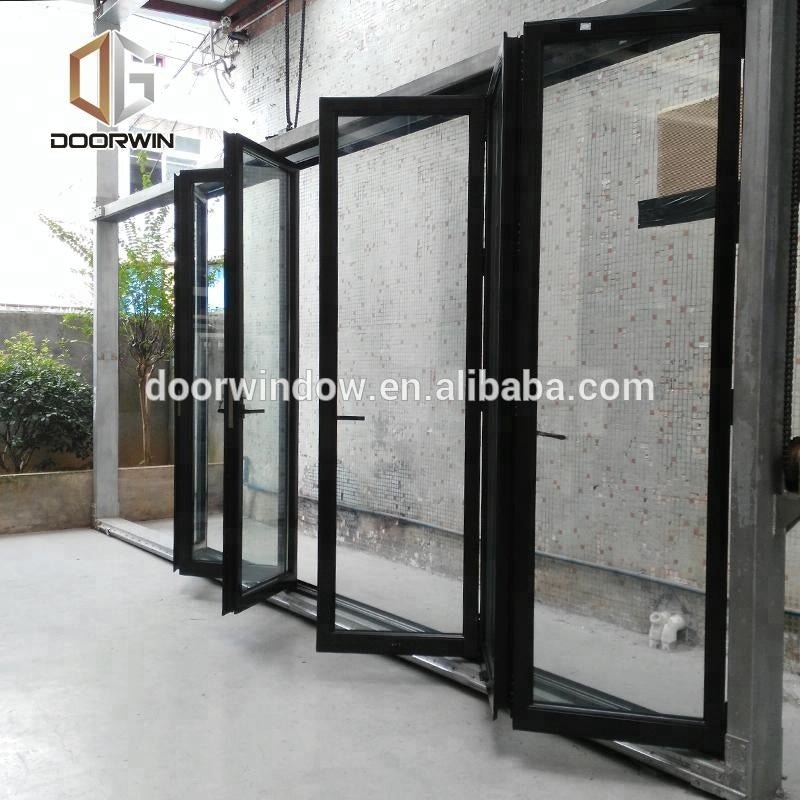 Exterior Accordion Doors Energy-saving aluminium folding doors Double Glazed Folding Door by Doorwin on Alibaba - Doorwin Group Windows & Doors