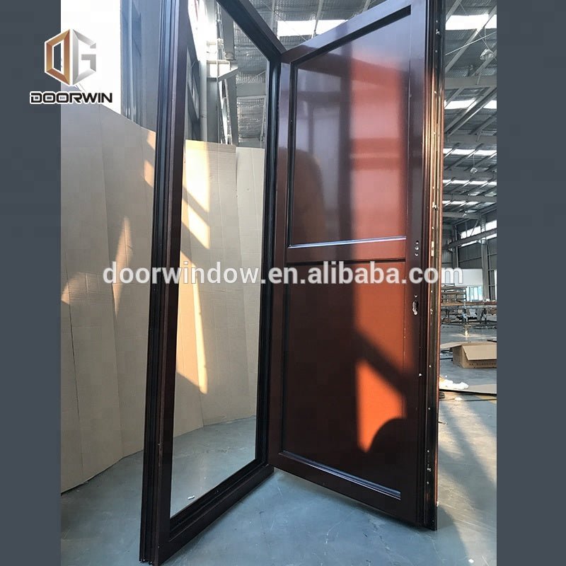 Exterior glass louver door made in china carved wood by Doorwin on Alibaba - Doorwin Group Windows & Doors