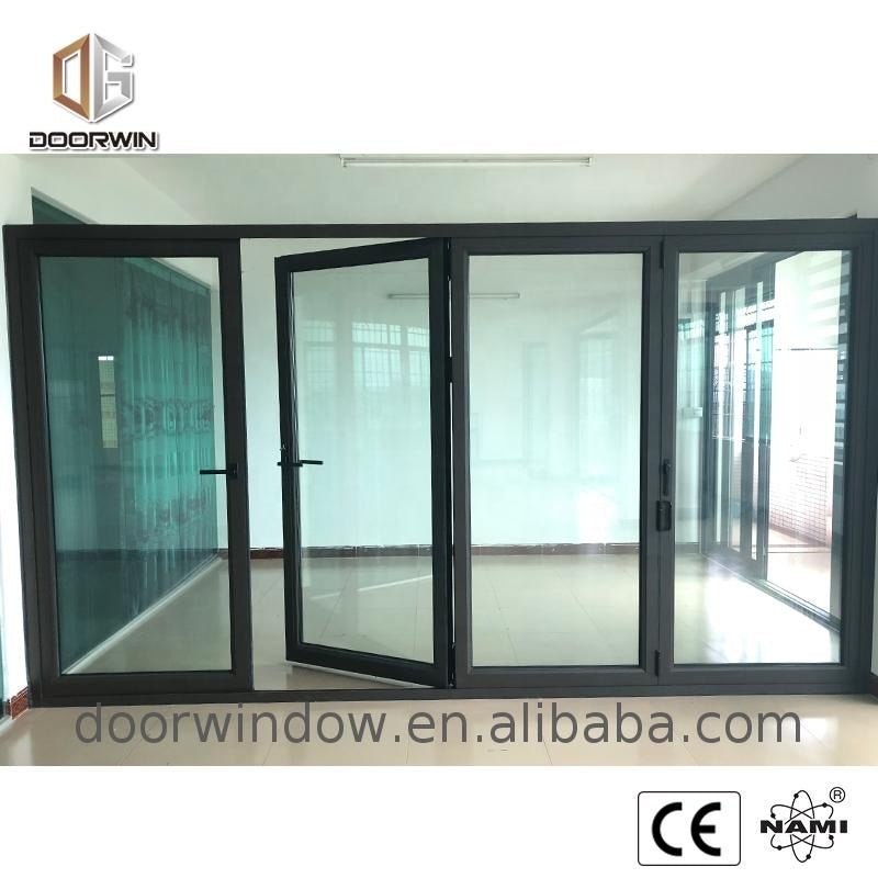 Exterior solid glass door curved cheap doors - Doorwin Group Windows & Doors