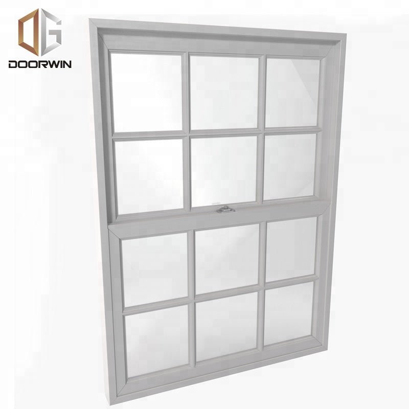 Fabrication price aluminium doors windows manufacturer double hung window for sale by Doorwin - Doorwin Group Windows & Doors