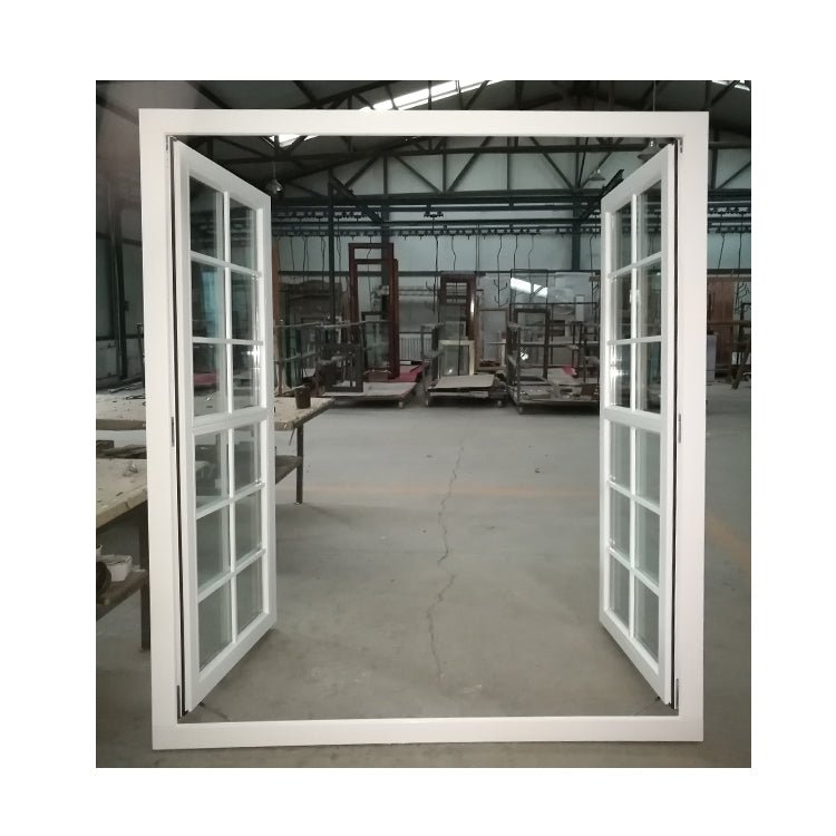 Factory cheap price painting wooden window frames white timber outdoor grills - Doorwin Group Windows & Doors