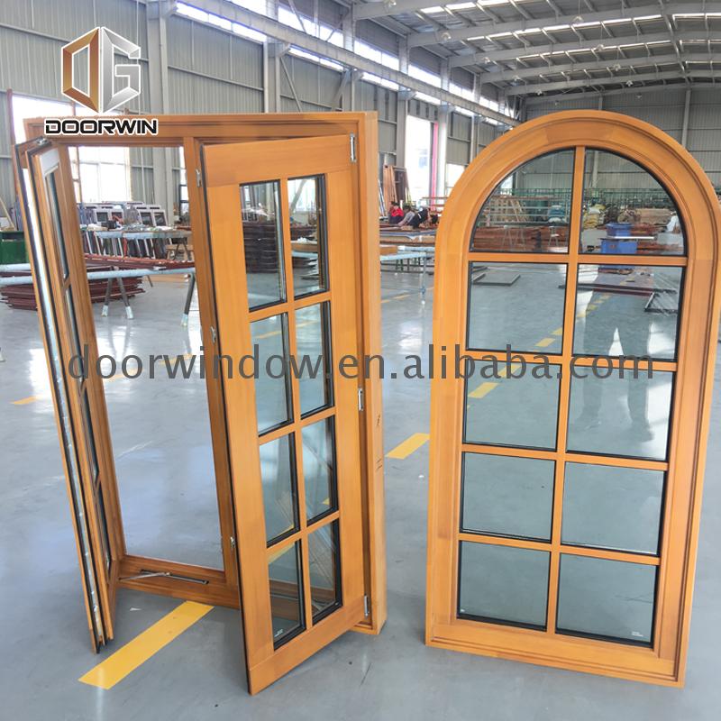 Factory custom arched window frame casing transom windows - Doorwin Group Windows & Doors