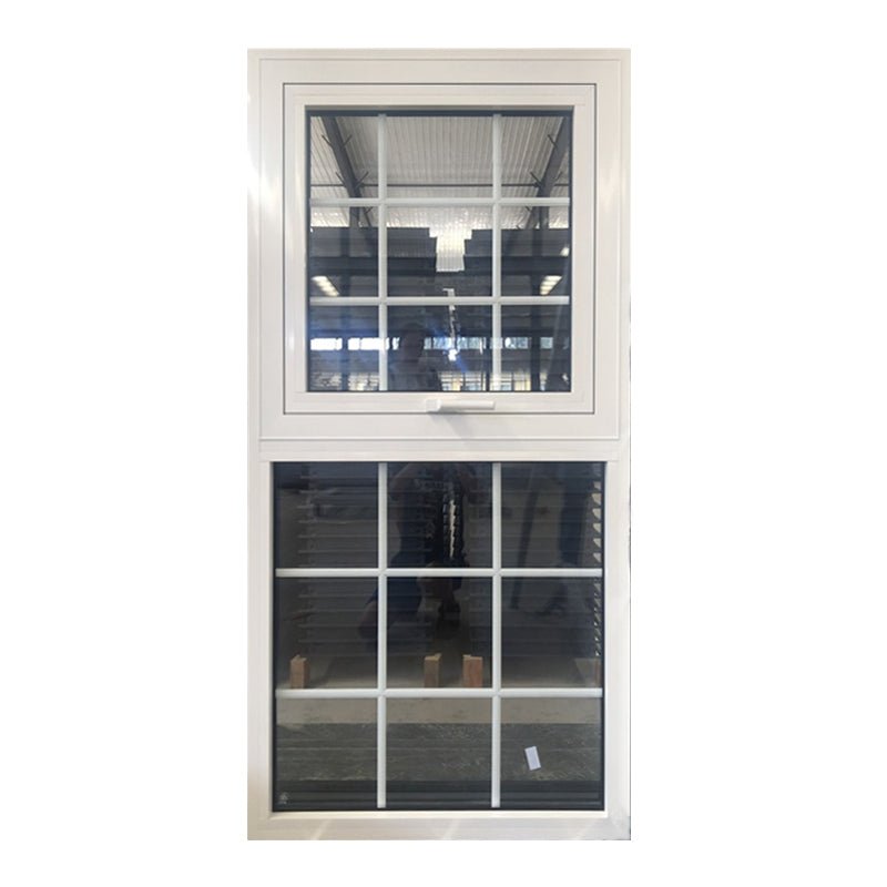 Factory direct aluminium awing window with grid decoration - Doorwin Group Windows & Doors