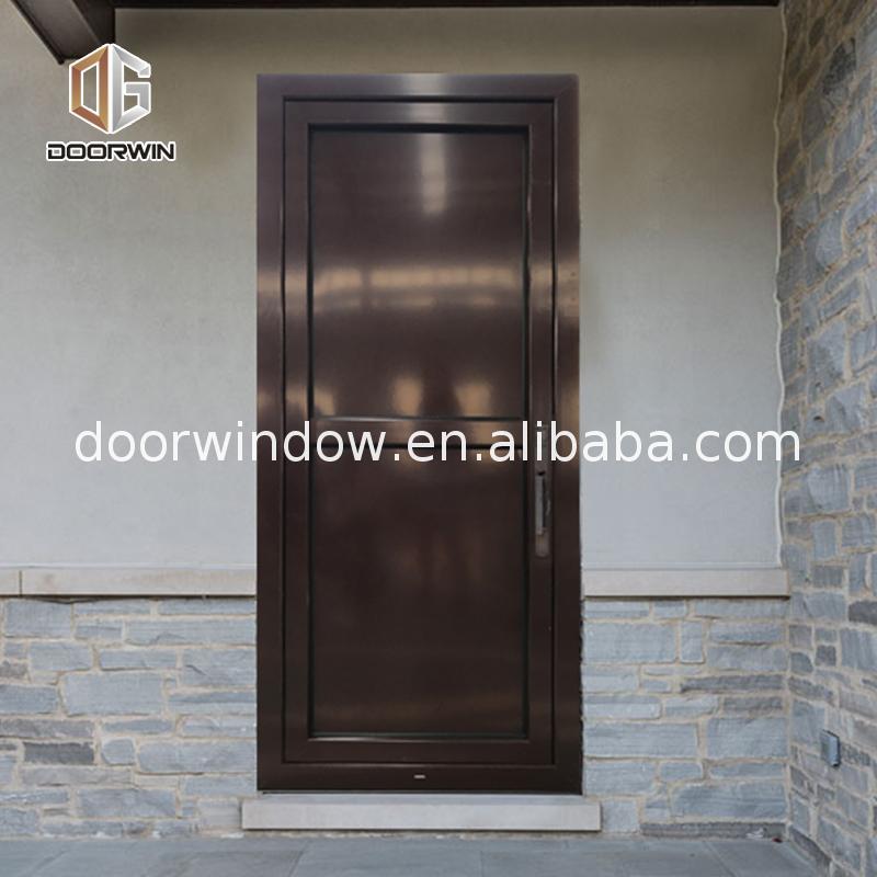 Factory Direct High Quality apartment entry doors aluminium wood door front - Doorwin Group Windows & Doors