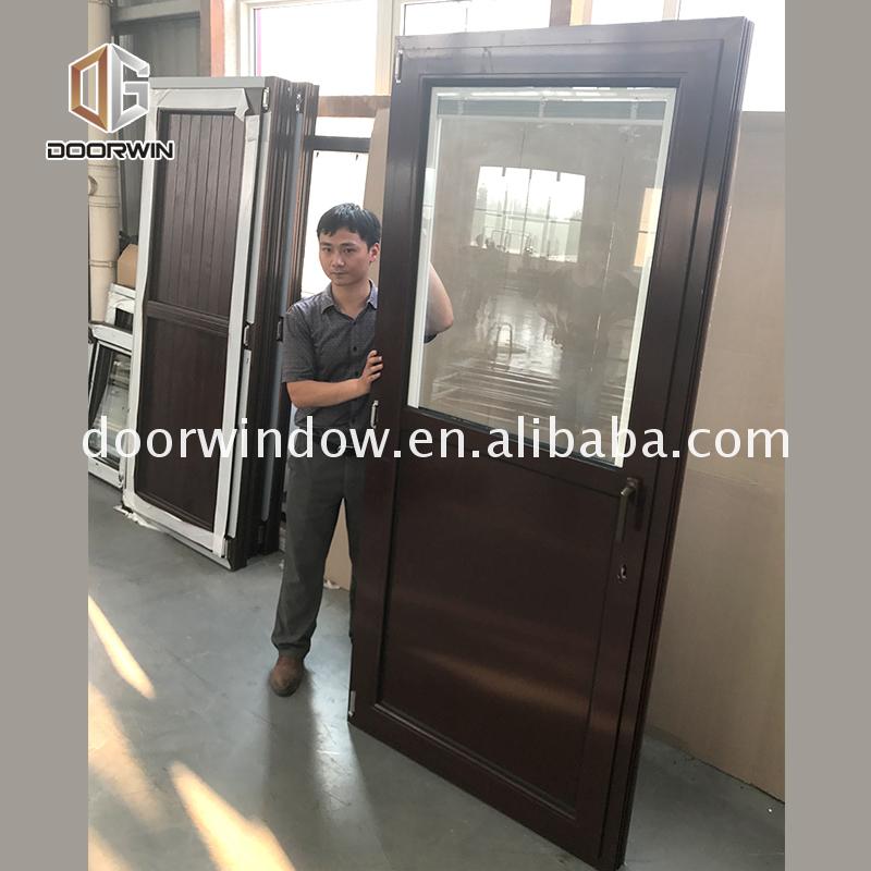 Factory Direct High Quality apartment entry doors aluminium wood door front - Doorwin Group Windows & Doors
