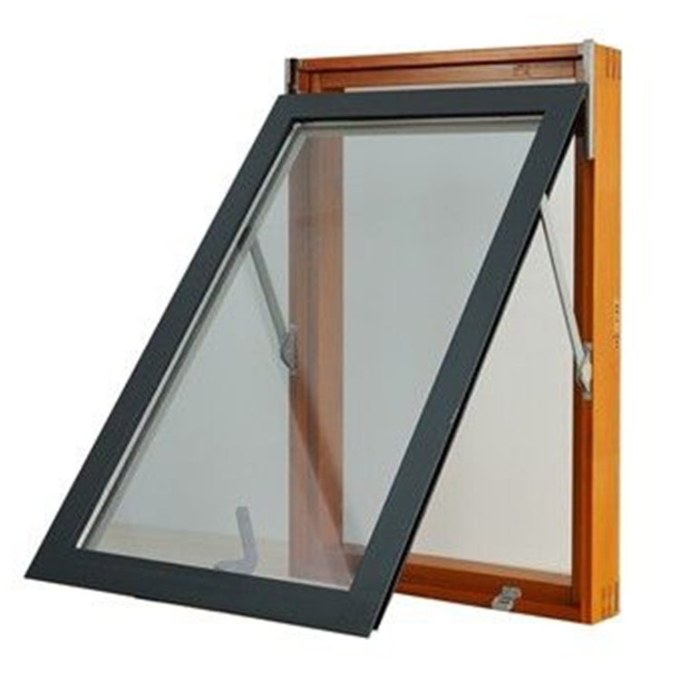 Factory Direct High Quality awning window for commercial using chain decoration top hung windows with tempered glass - Doorwin Group Windows & Doors