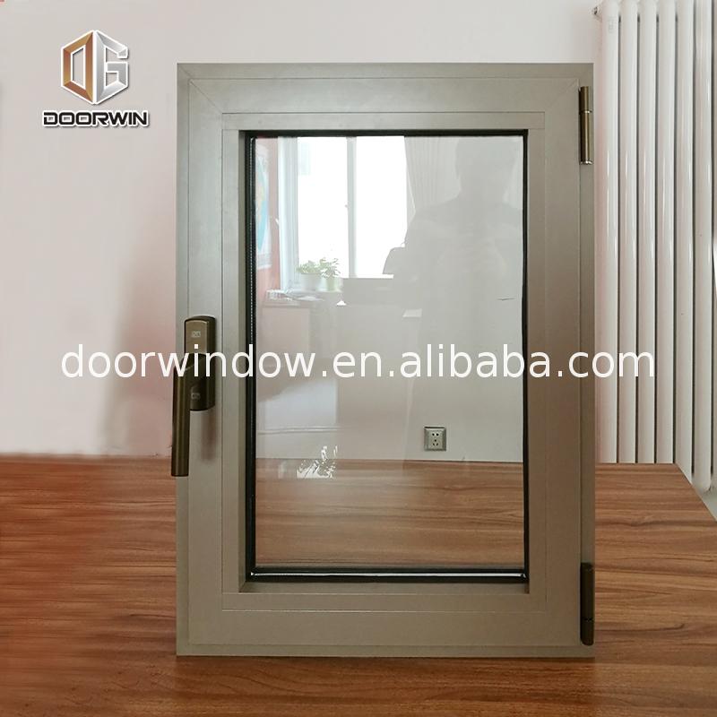 Factory Direct High Quality triple glazing swing window townhouse toughened glass - Doorwin Group Windows & Doors