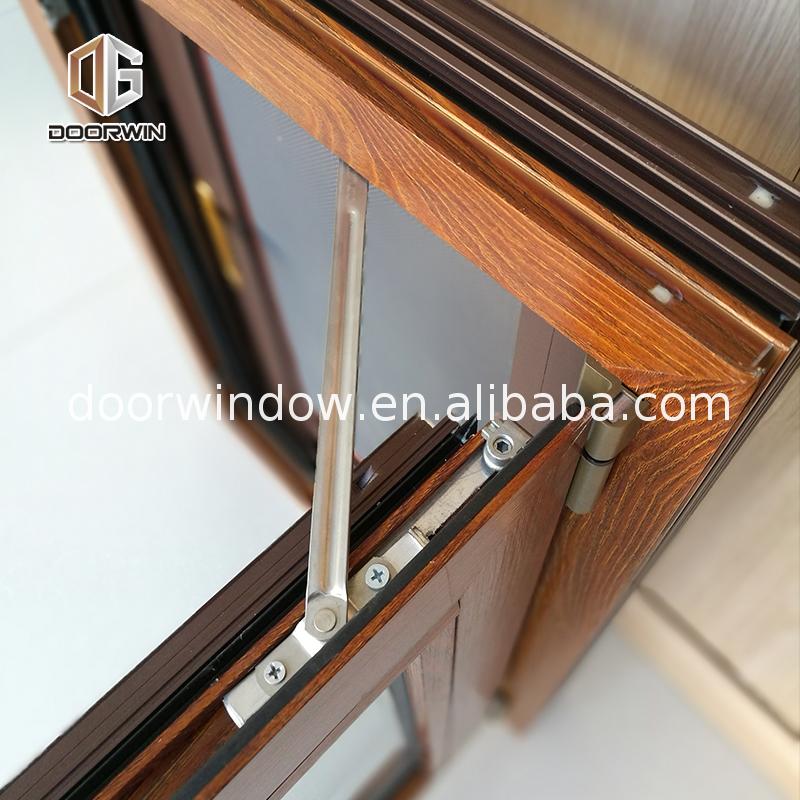 Factory Direct High Quality triple glazing swing window townhouse toughened glass - Doorwin Group Windows & Doors