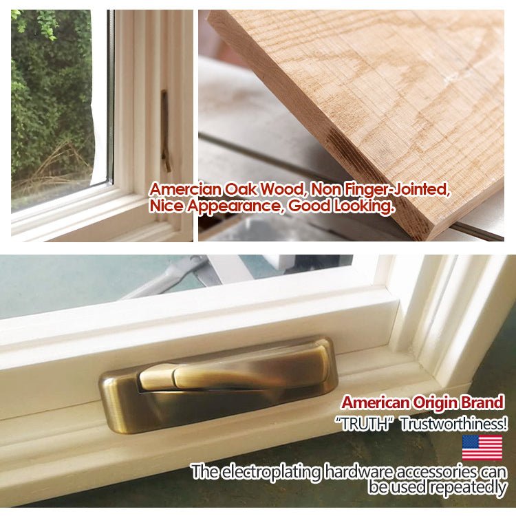 Factory Direct High Quality wood windows with white trim window maintenance inserts - Doorwin Group Windows & Doors